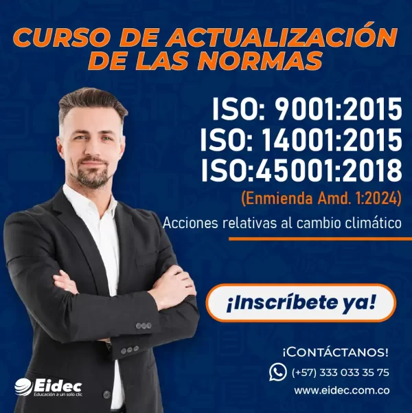 Actualización en las normas ISO 9001:2015 - ISO 14001:2015 - ISO 45001:2018